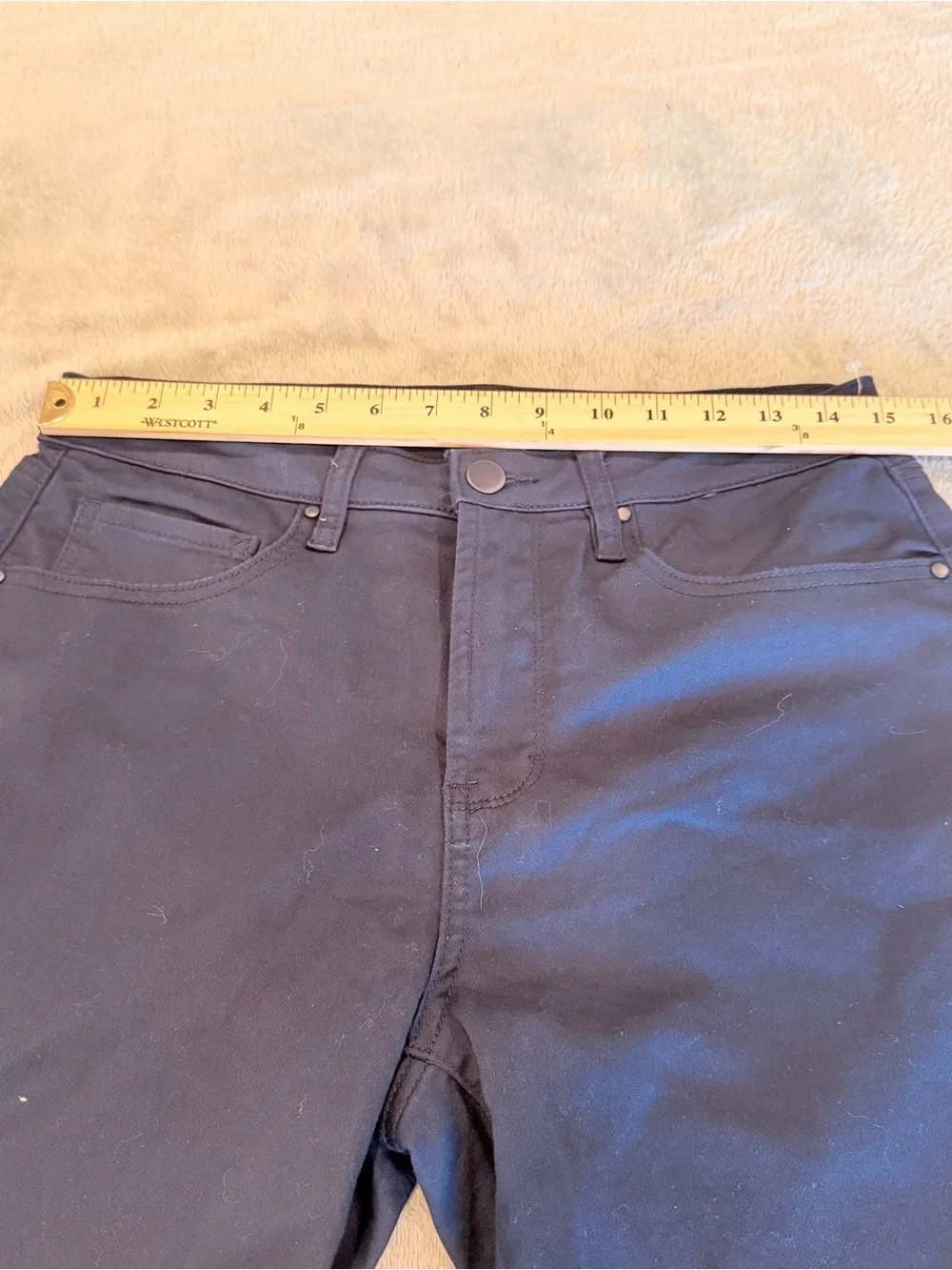 Caliville Men’s Navy Blue Stretch Chino Shorts Size M 32 Casual